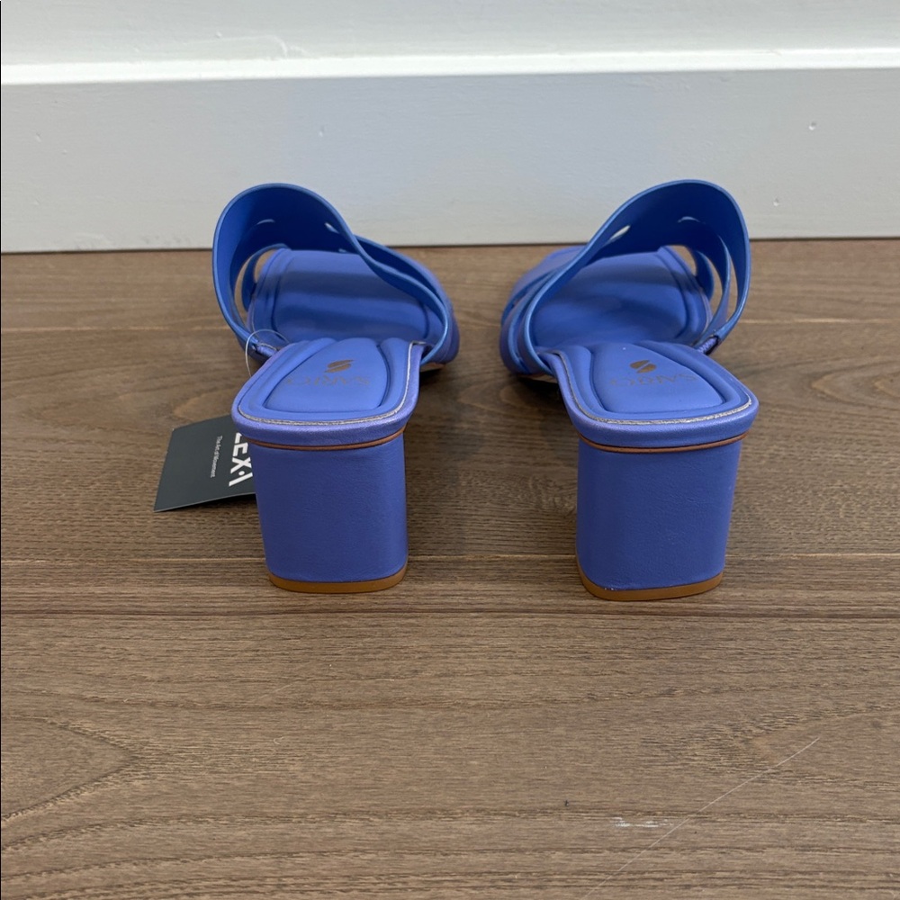 Franco Sarto Flex Carly Sandal NWT 7.5 Beautiful Blue/Purple - Picture 4 of 5
